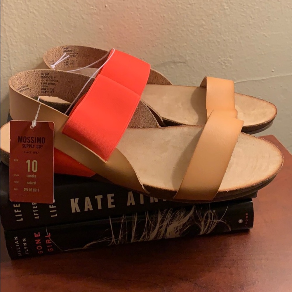 Tameka Elastic Quarter Strap Sandal, Neon Pink